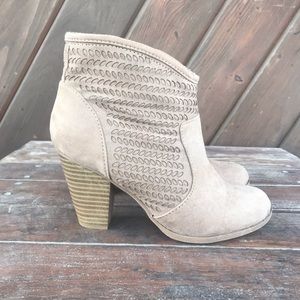 Taupe Ankle Booties